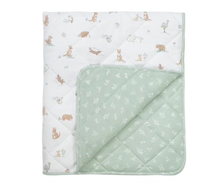 Living Textiles Reversible Jersey Cot Comforter - Australiana