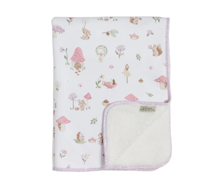 Living Textiles Sherpa Pram Blanket - Whimsical Wonderland
