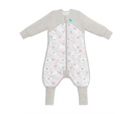 Love To Dream Organic Cotton Sleep Suit with Merino Wool 2.5 Tog 12-24m - Pink Bah Bah