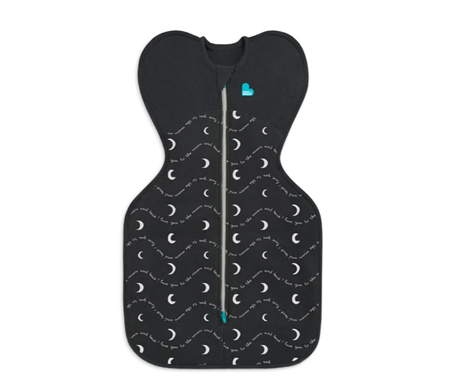 Love To Dream Swaddle Up 1.5 Tog Newborn - Charcoal/Moon And Back