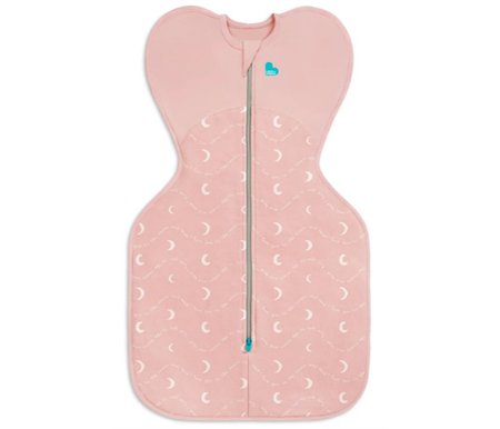 Love To Dream Swaddle Up 1.5 Tog Newborn - Dusty Pink/Moon And Back