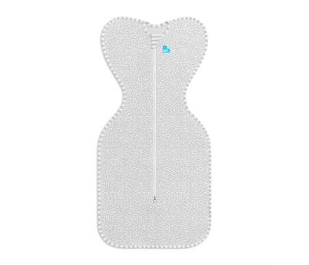 Love To Dream Swaddle Up Bamboo 1.0 Tog Small 3.5-6 kg - Grey Wave Dot