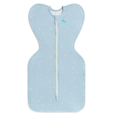 Love To Dream Swaddle Up Cotton Twinkle 1.0 Tog Small - Powder Blue
