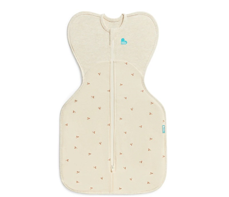 Love To Dream Swaddle Up Stretch Cotton Fleece Twig 1.5 Tog Newborn - Oatmeal