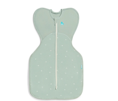 Love To Dream Swaddle Up Stretch Cotton Fleece Twig 1.5 Tog Newborn - Olive