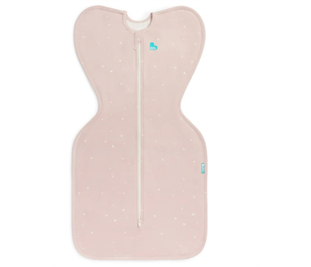 Love To Dream Swaddle Up Stretch Cotton Twinkle 1.0 Tog Newborn - Powder Pink