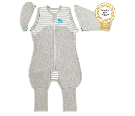 Love To Dream Swaddle Up Transition Suit Original 1.0 Tog Medium 6-8.5kg - Grey