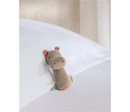 Mamas & Papas - Babyplay Mini Rattle - Henry Hippo