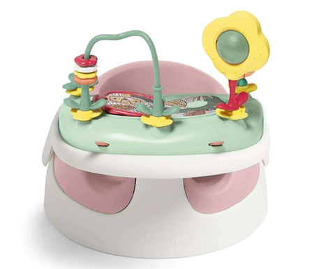 Mamas & Papas Snug Floor Seat with Activity Tray - Blossom