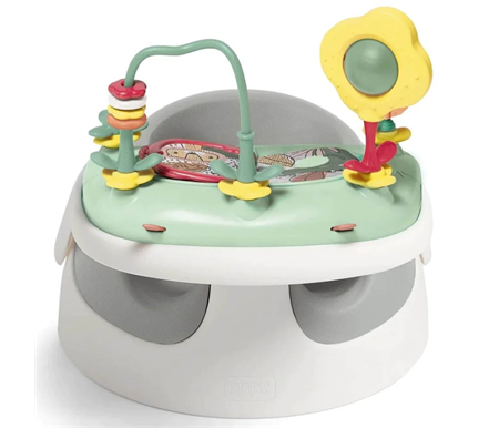 Mamas & Papas Snug Floor Seat with Activity Tray - Pebble Grey