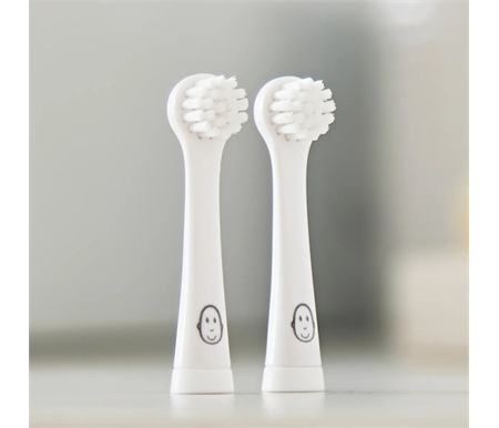 Matchstick Monkey Sonic Toothbrush - Replacement Heads Pk 2