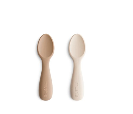 Mushie - Starting Spoon - Blush/Shifting Sand