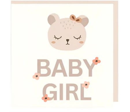 Petite Vous Baby Girl (Bear) Bear Gift Card