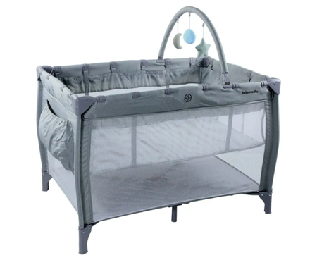 Roger Armstrong Babystudio 3 in 1 Portacot With Toy Bar -  Grey