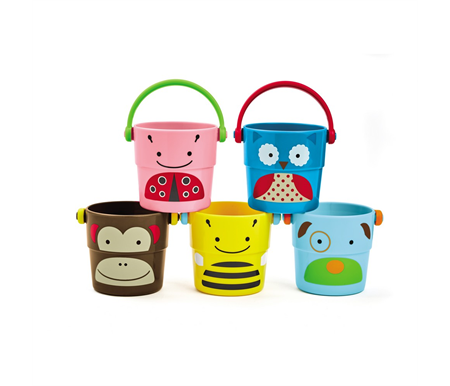 Skip Hop Explore & More Zoo Stack & Pour Buckets