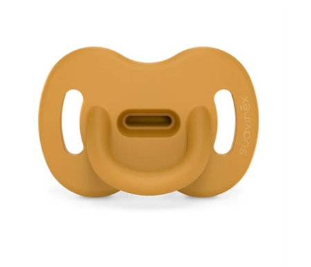 Smoothie Ultra Light All Silicone SX Pro Physiological Teat 6-18M - Color Essence Mustard