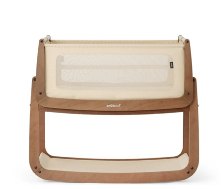 SnuzPod5 Co-Sleeping Rocking Bassinet - Walnut