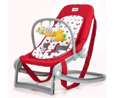 Star Kidz Astro Baby Rocker - Red Hearts
