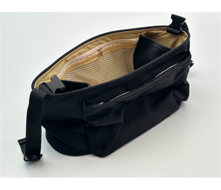 Star Kidz Fabric Pram Organiser - Black