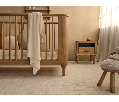 Tasman Eco Willow Package - incl Cot - Chest -  and Rolled Pocket Spring Mattress 