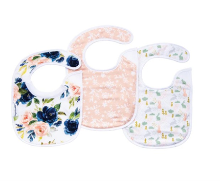 Tiny Twinkle - Kaffle - Feeder Bib - Blush Set of 3