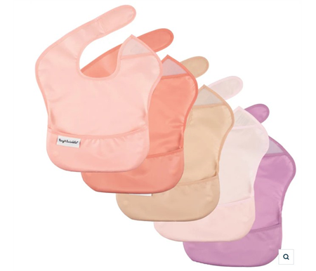 Tiny Twinkle - Mess-proof Easy Bib 5 Pack - Girl Set