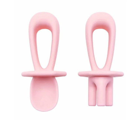 Tiny Twinkle - Silicone Training Utensils - Rose