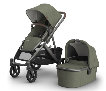 UPPAbaby VISTA V3 with Bassinet Evelyn Bonus Free Upper Adaptors 