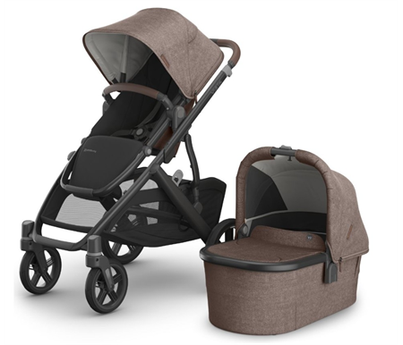 UPPAbaby VISTA V3 with Bassinet Owen Bonus Free Upper Adaptors 