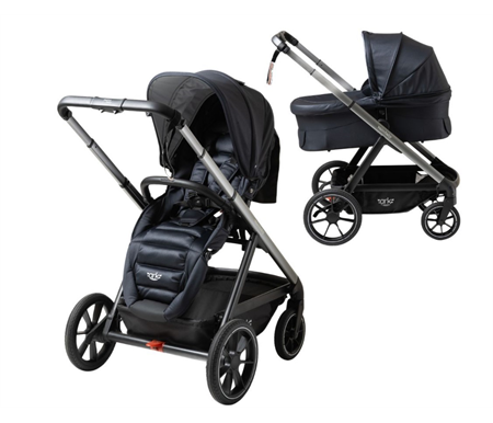 Valco Baby ARK Stroller - Basil + Ark Bassinet  + Bonus Caddy + Bottle Holder Value $84.90