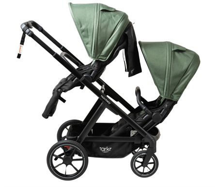 Valco Baby ARK Stroller - Basil + Joey Seat + Caddy + Bottle Holder 