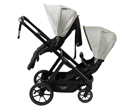 Valco Baby ARK Stroller - Cloud + Joey Seat + Caddy + Bottle Holder