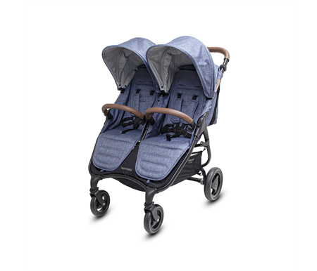Valco Baby Trend Duo - Denim + Free Universal Cup Holder & Caddy Night Value $84.95