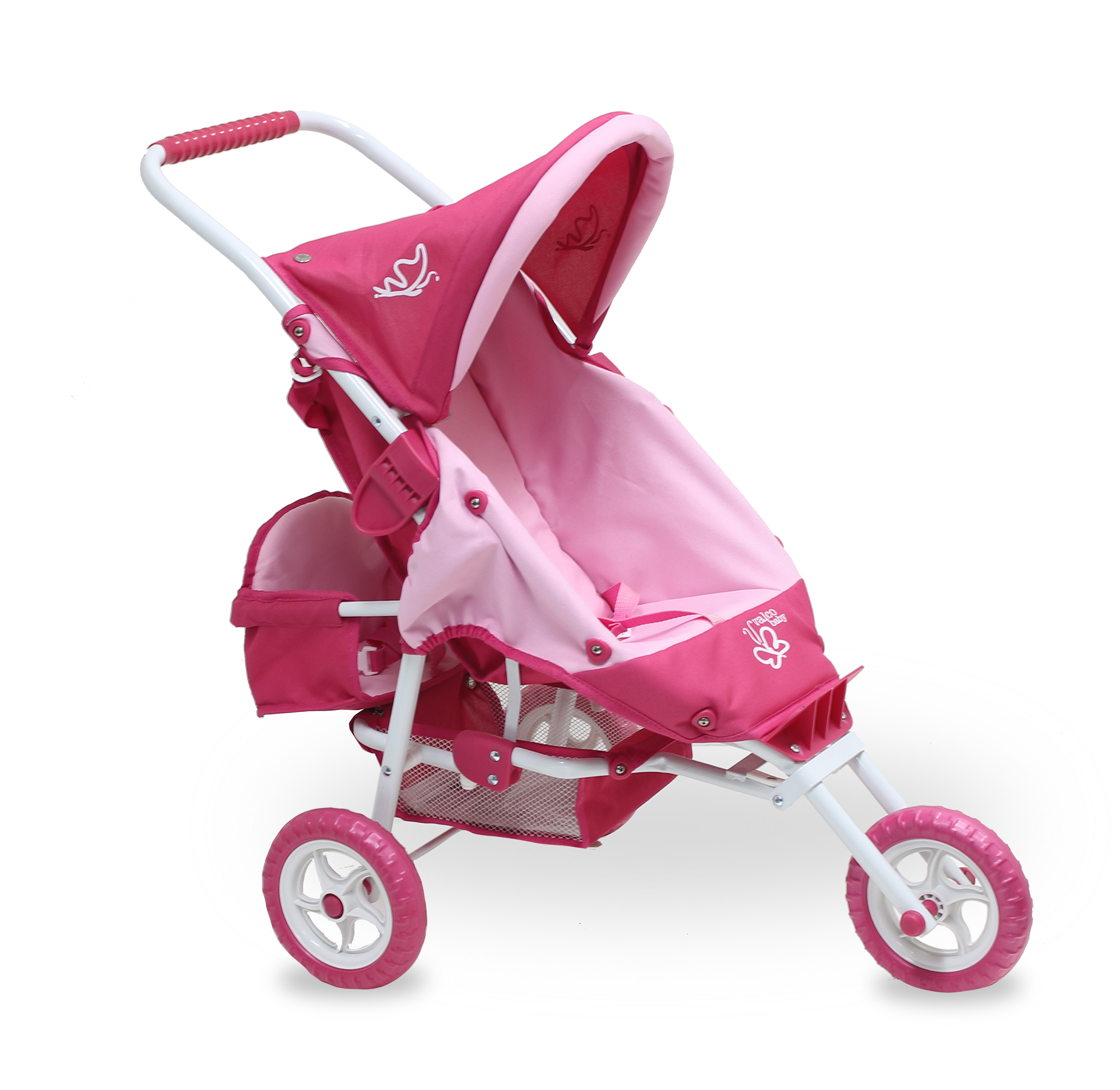 Valco Baby Mini Marathon With Toddler Seat Doll Stroller Butterfly Pink Australia