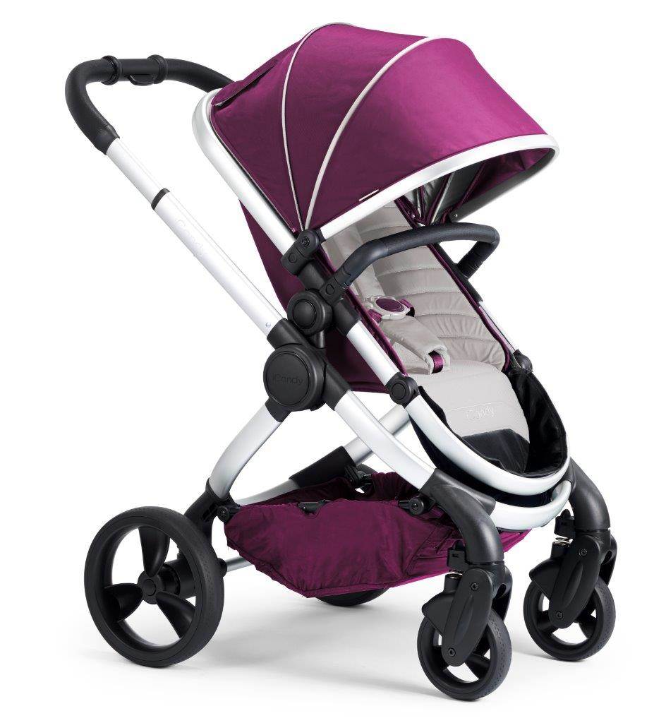 iCandy 2018 Peach Stroller Satin Damson Australia