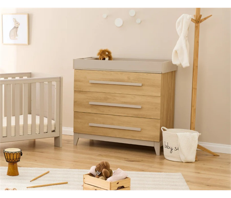 iL Tutto - Hallee Chest Changer - Golden Oak/Mushroom