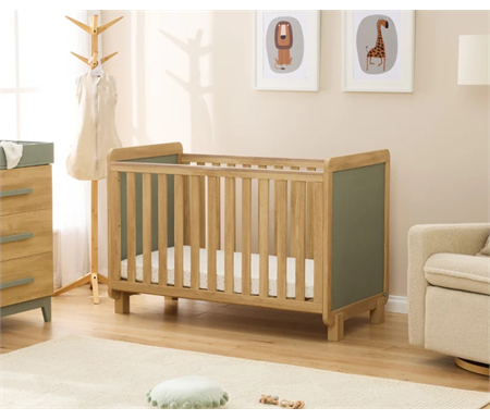 iL Tutto - Kuba Cot - Sage Weave/Oak 