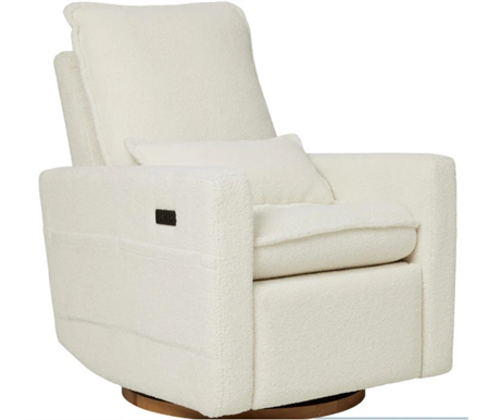 iL Tutto Frankie Electric Recliner - Coconut Teddy - DISPLAY ONLY