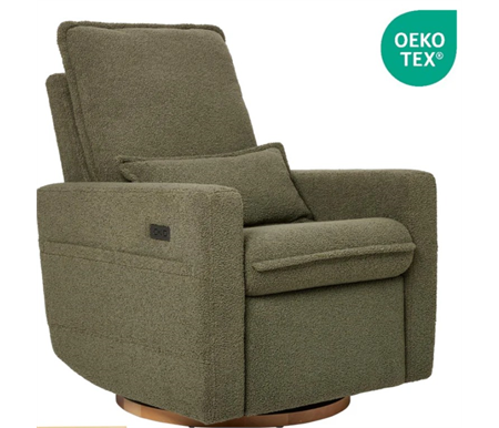 iL Tutto Frankie Electric Recliner - Olive Teddy