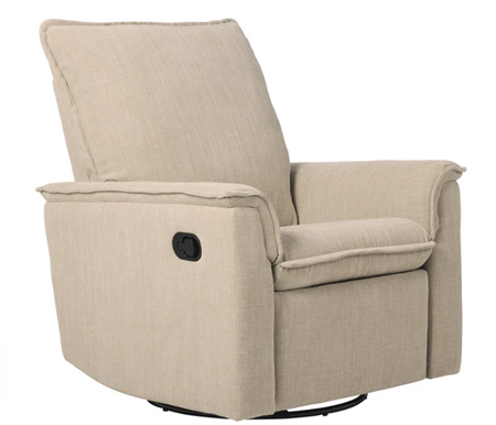 iL Tutto Louie Reclining And Swivel Glider Chair - Latte - DISPLAY ONLY
